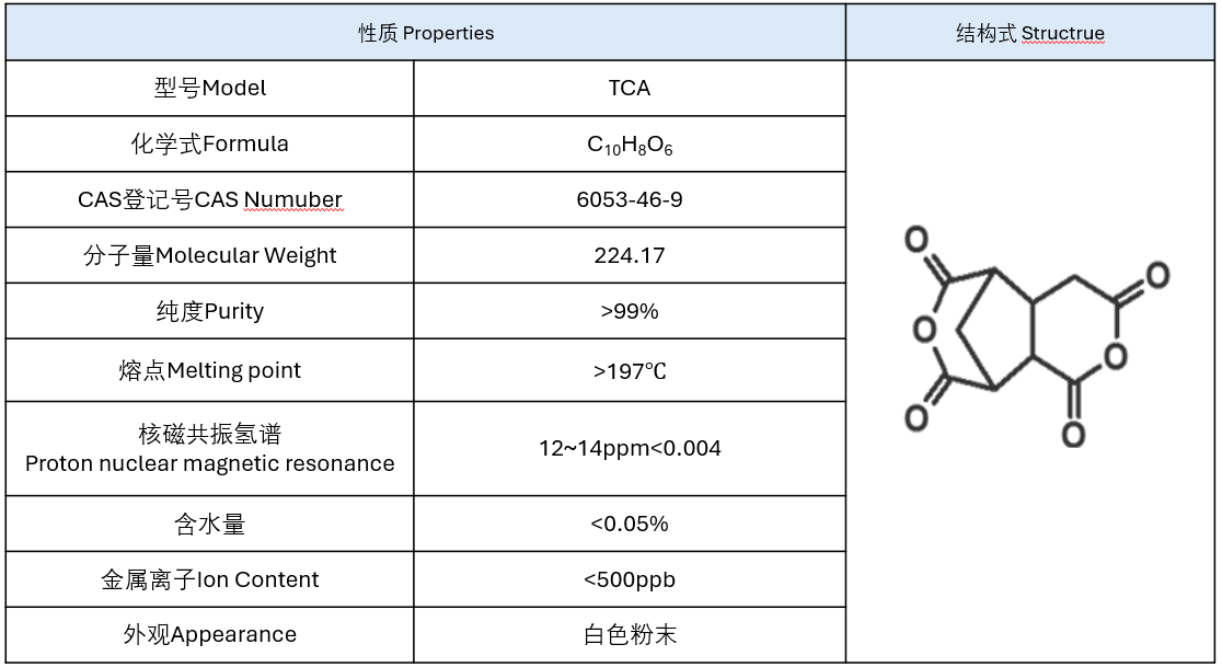 TCA ( 三羧基环戊烷基乙酸二酐)